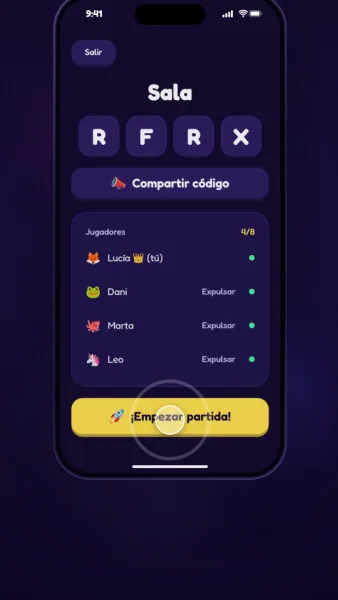 Una Neurona: sala de juego